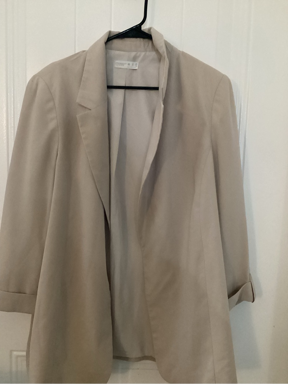 Primark Light Beige Open-Front Blazer #workwear #primark